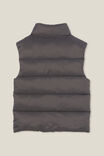 Lenny Longline Puffer Vest, RABBIT GREY CORE - alternate image 3