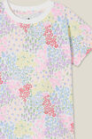 Poppy Short Sleeve Print Tee, VANILLA/TROPICAL FLORAL FIELDS - alternate image 2