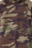 Flynn Long Sleeve Raglan Rash Vest, CAMO - example image 2