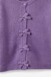 Cosi Knit Cardigan, ISLAND PUNCH/BOW BUTTONS - example image 2