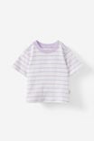 Jamie Short Sleeve Tee, VINTAGE LILAC/VANILLA RILEY STRIPE - alternate image 1