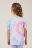 Camiseta - Poppy Short Sleeve Print Tee, RAINBOW LOVE/TIE DYE - vista alternativa 3