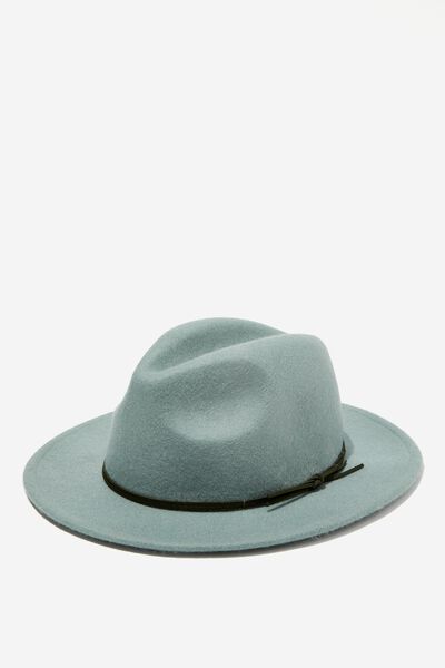 Kids Wide Brim Hat, SWAG GREEN/TIES