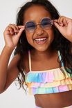 Kids Sienna Shell Metal Sunglasses, BLUE PUNCH/SILVER - alternate image 2