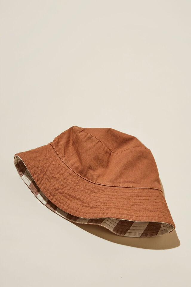 Kids Reversible Bucket Hat, COCO JUMBO/BLOCK STRIPE