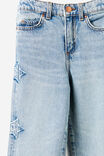 Bootleg Denim Jean, AIRLIE LIGHT BLUE/STARS - example image 2