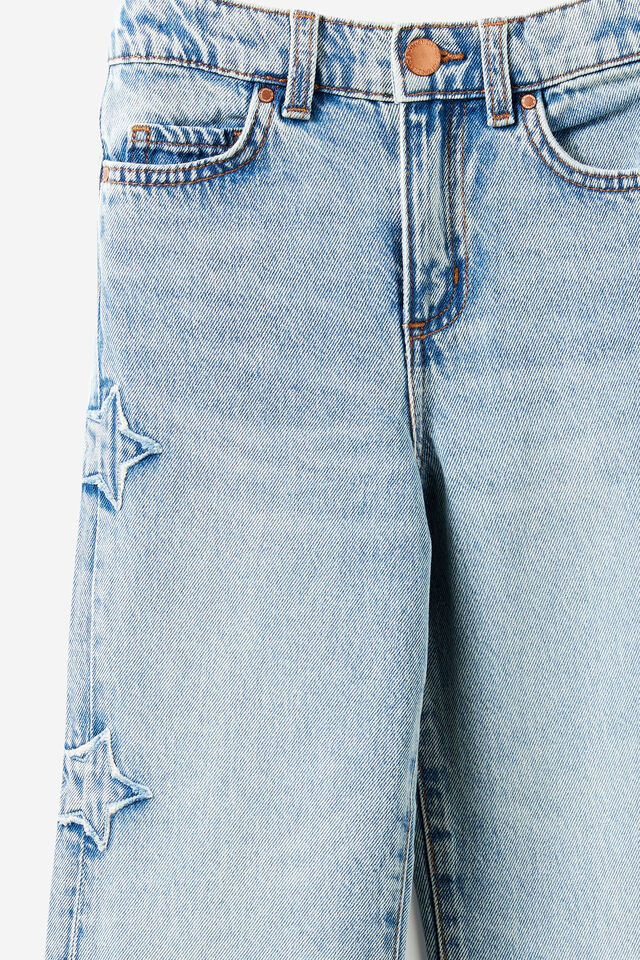 Bootleg Denim Jean, AIRLIE LIGHT BLUE/STARS