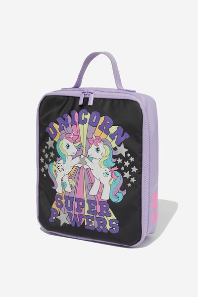 Personalised Kids Licensed Lunch Bag, LCN HAS MY LITTLE PONY/UNICORN SUPER POWERS