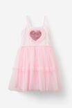 Isabella Dress Up Dress, BALLERINA PINK/HEARTS - alternate image 1