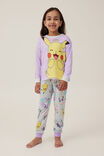 Serena Long Sleeve Pyjama Set Licensed, LCN POK PALE VIOLET/POKEMON PIKACHU - alternate image 1