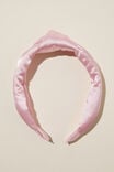 Lottie Knot Headband, BLUSH PINK/SATIN - alternate image 1