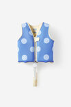 Kids Swim Vest, CLOUD BLUE/SPOT DINO - example image 1
