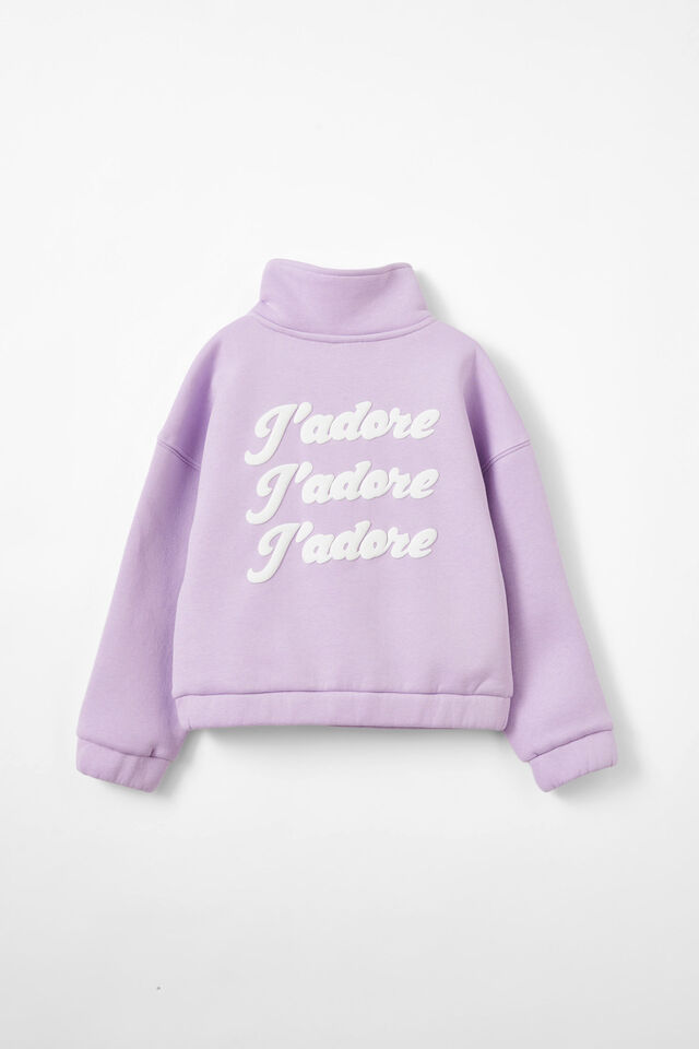 Naomi Half Zip Pullover, LILAC DROP/J ADORE