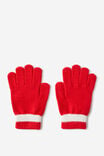 Kids Gloves, VARSITY RED/VANILLA - alternate image 1