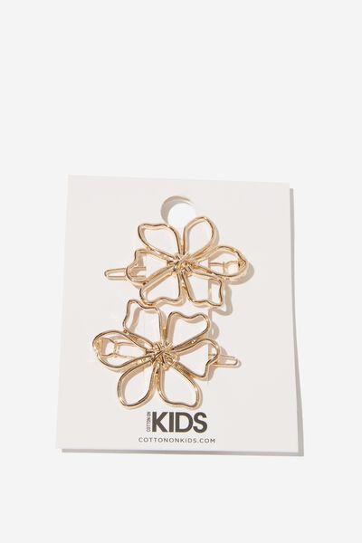 Luxe Clips, GOLDY FLOWERS