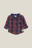 Baby Rugged Shirt, IN THE NAVY/HERITAGE RED PLAID - alternate image 1
