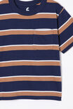 The Essential Short Sleeve Tee, IN THE NAVY/TAUPY BROWN/WHITE STRIPE - alternate image 2