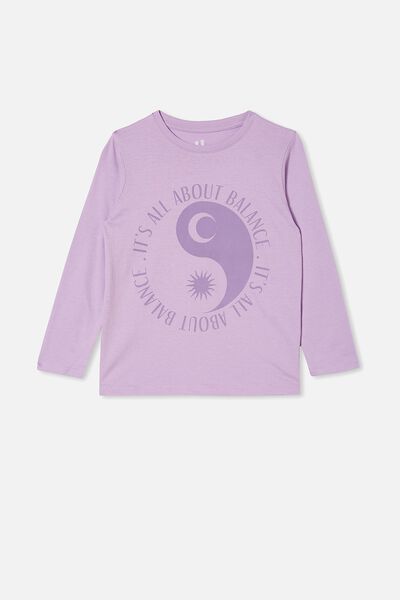 Penelope Long Sleeve Tee, LILAC DROP/ALL ABOUT BALANCE