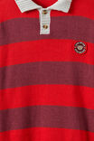 Boys Crew Neck Knit, VARSITY RED/BERRY JAM - example image 2
