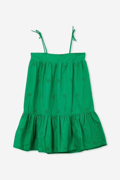 Tallulah Sleeveless Dress, GREEN SPLASH