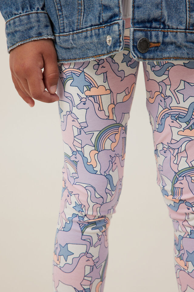 Licensed My Little Pony Stretchable Leggings for Girls Children,  Multicoloured