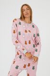 Adults Unisex Long Sleeve All In One Licensed, LCN MIF MARSHMALLOW PINK MIFFY