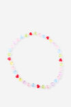 Select Colour: RAINBOW HEARTS/BEADED