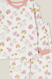 Pijamas - Ava Long Sleeve Pyjama Set, VANILLA/UNICORN WOODSTAMP - vista alternativa 2