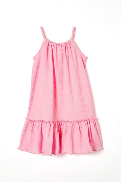 Hallie Tiered Dress, CALI PINK