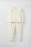 Ava Long Sleeve Pyjama Set Licensed, LCN DIS VANILLA/BALLET PRINCESSES - alternate image 1