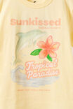 Essential Short Sleeve Graphic Tee, BUTTER YELLOW/DIAS DE PLAYA - example image 3