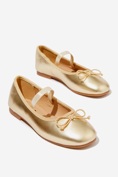Olivia Ballet Flat, GOLD