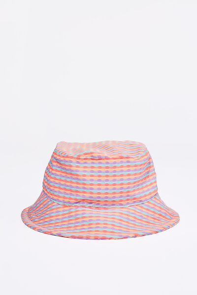 Swim Bucket Hat, RAINBOW STRIPE