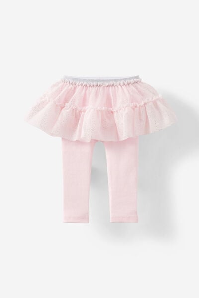 Rena Tulle Skirt Legging, BALLERINA