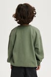 License Felix Fleece Crew Neck, LCN MIN SWAG GREEN/MINECRAFT BRAVE - alternate image 3