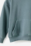 Sammy Oversize Hoodie, WASHED TEAL - example image 3