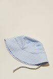 Baby Swim Bucket Hat, DUSK BLUE/VANILLA RIO STRIPE - alternate image 2