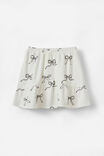 Everly Fleece Skirt, VANILLA/BOWS - alternate image 3