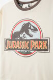 Jurassic Park Damon Short Sleeve Pyjama Set, LCN UNI JURASSIC PARK/ DARK VANILLA - alternate image 2