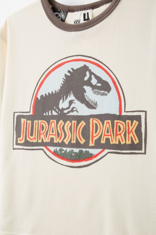 Jurassic Park Damon Short Sleeve Pyjama Set, LCN UNI JURASSIC PARK/ DARK VANILLA