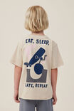 Camiseta - Jonny Short Sleeve Print Tee, RAINY DAY/EAT SLEEP SKATE REPEAT - vista alternativa 3