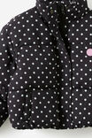 Active Puffer Jacket, BLACK/VANILLA SPOT - example image 3