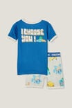 Sawyer Super Soft Short Sleeve Pyjama Set License, LCN POK PETTY BLUE/POKEMON I CHOOSE YOU - alternate image 3