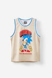 License Basketball Tank, LCN SEG RAINY DAY/SONIC THE HEDGEHOG - alternate image 1