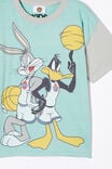 Camiseta - Bug Bunny Drop Shoulder Short Sleeve Tee, LCN WB BARBER BLUE & WINTER GREY/BUGS & DAFFY - vista alternativa 2