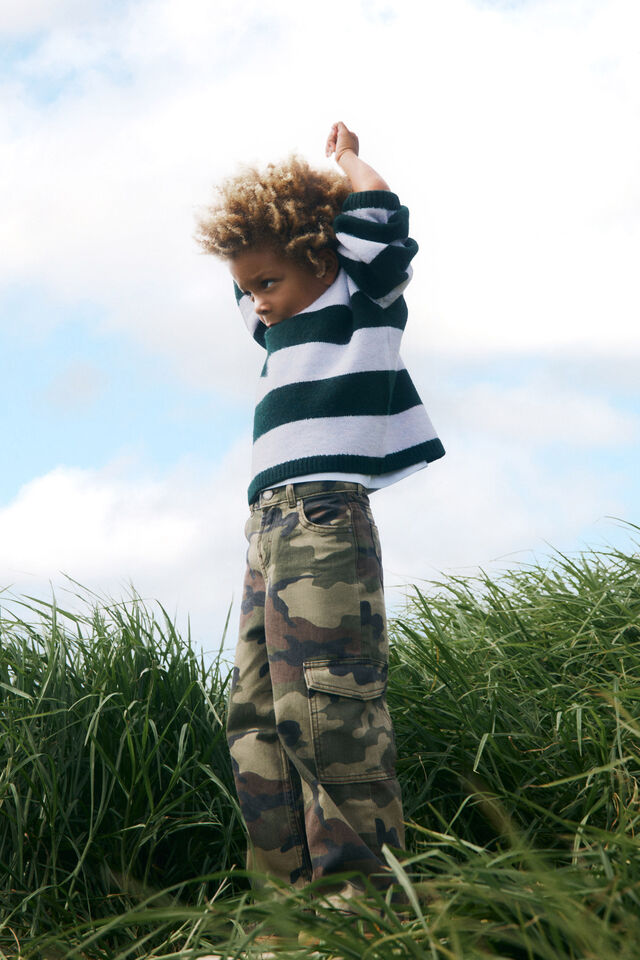 Super Baggy Jean, WASHED CAMO / CARGO