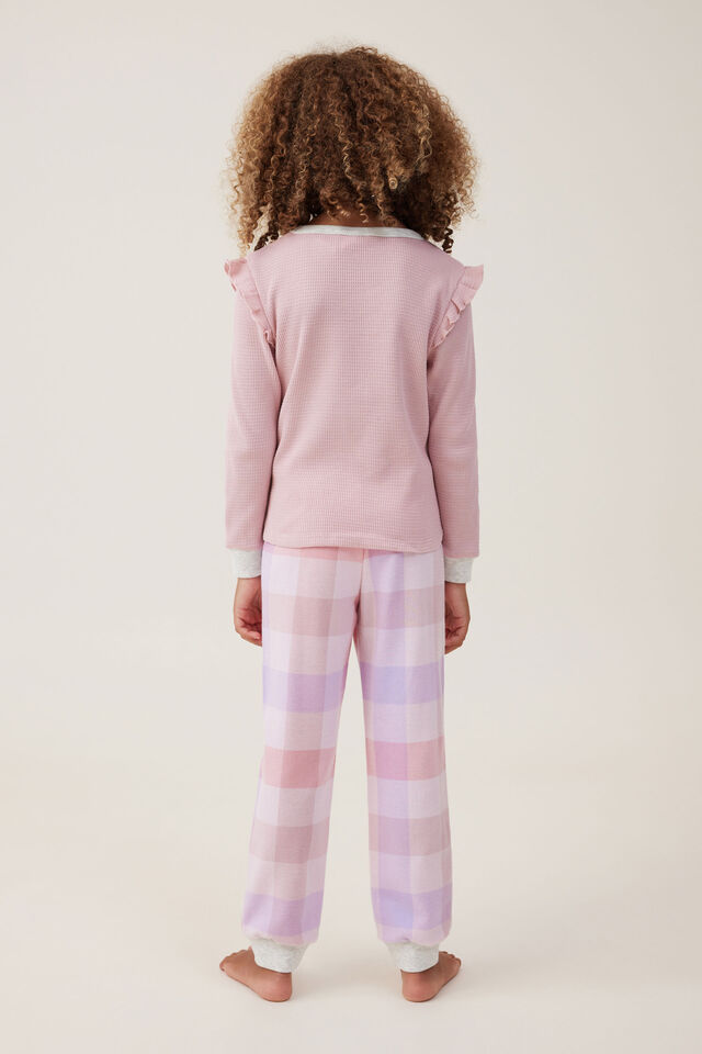 Willow Long Sleeve Flutter Pyjama Set, ZEPHYR/WINTERS CHECK