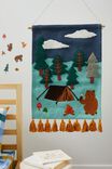 Kids Woven Wall Hanging -Large, WOODLANDS