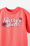 Essential Short Sleeve Graphic Tee, CORAL RED/BERRY SWEET - example image 4