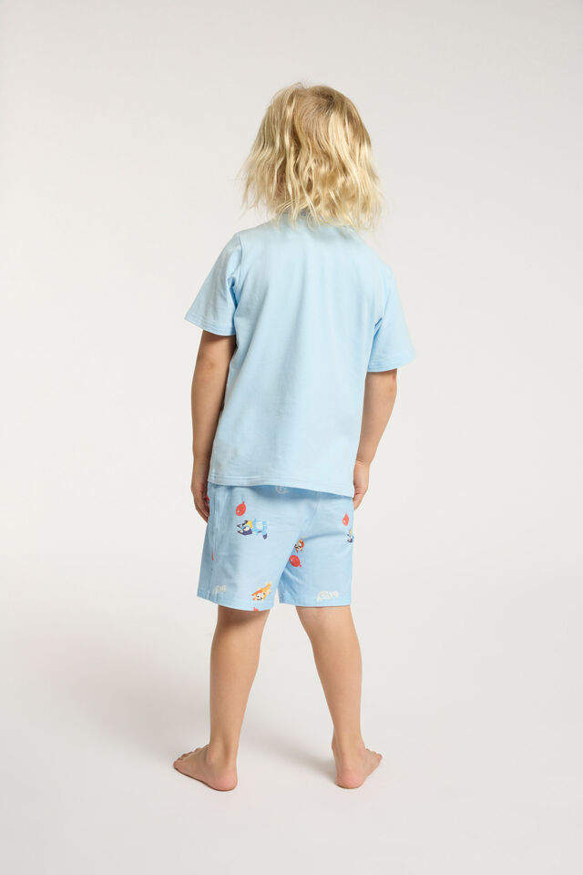 Jordan Short Sleeve Pyjama Set License, LCN BLU FROSTY BLUE/BLUEY KEEPY UPPY